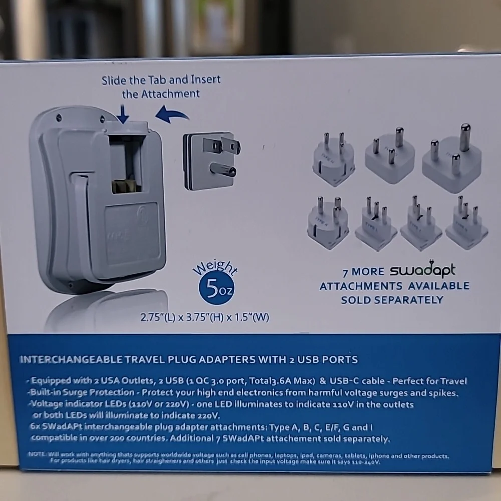 Ceptics Travel Power Adapter Kit - Picture 5 of 9